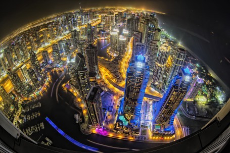 Bird Eye View Dubai Marina