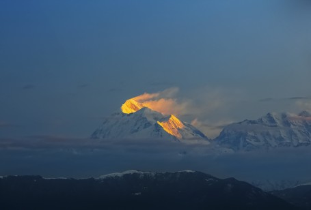 FLAME ON TRISHUL PEAK 