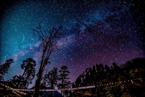 Millions stars Night