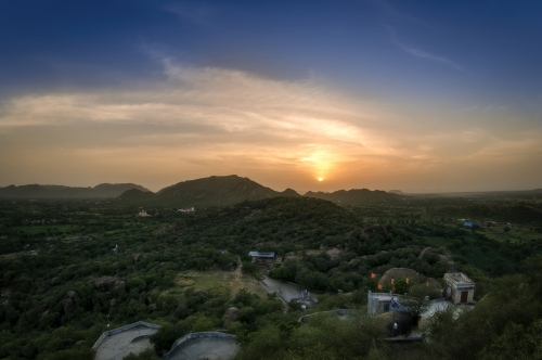 beautiful Sunset in Rajasthan